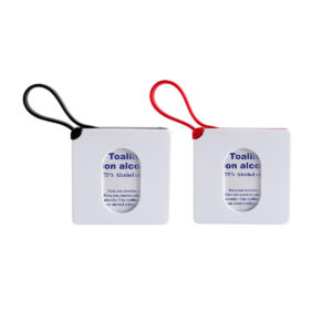 estuche con pads de alcohol