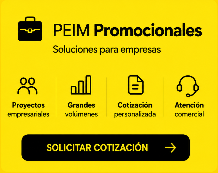 Solicita una cotización personalizada de artículos promocionales