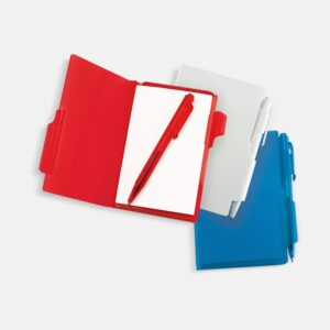 block de notas con bolÍgrafo