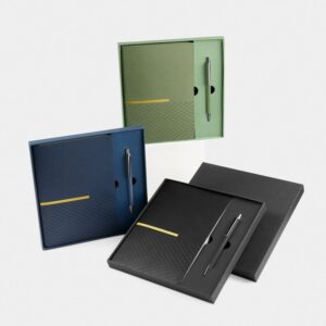 set de libreta zlatna